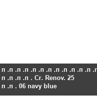 �������������� ���� Cr. Renov. 25 �� 06 navy blue
