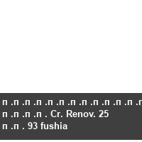 �������������� ���� Cr. Renov. 25 �� 93 fushia