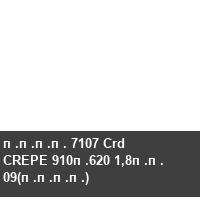 ���� 7107 Crd CREPE 910�620 1,8�� 09(����)