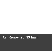   Cr. Renov. 25  19 fawn