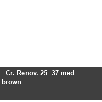   Cr. Renov. 25  37 med brown