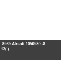  8569 Airsoft 1050580 .8 12(.)