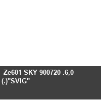  Ze601 SKY 900720 .6,0 (.)