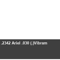 .2342 Ariel .030 (.)Vibram